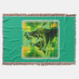 Två indier flyter vid Sjö Filt