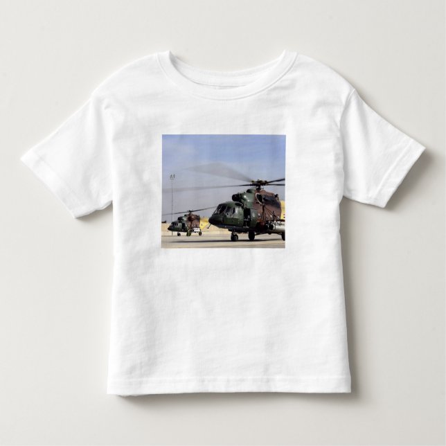 Två irakiska Mi-17 Hip-helikoptrar Tee Shirt (Framsida)