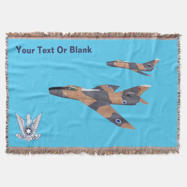 Två israeliska Toppen Mystères Filt (Framsidan)