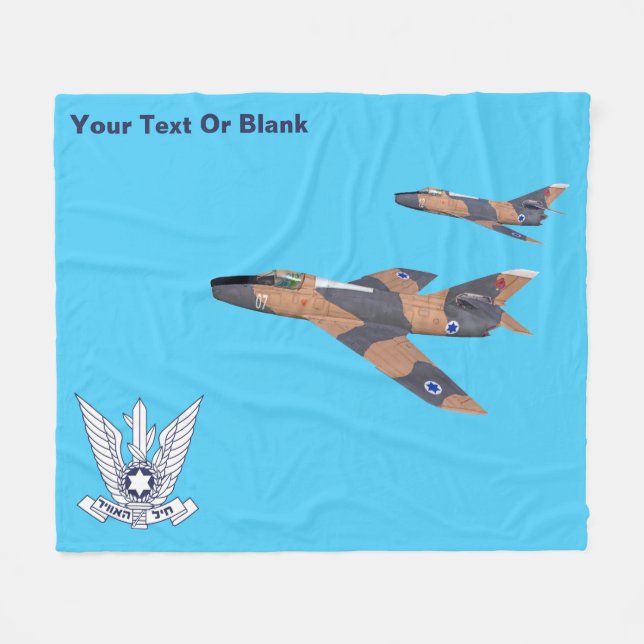 Två israeliska Toppen Mystères Fleecefilt (Framsidan (Horisontell))