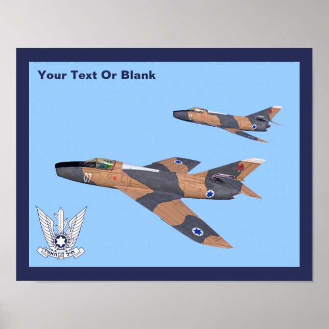 Två israeliska Toppen Mystères Poster (Framsidan)