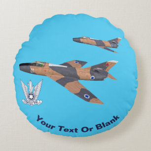 Två israeliska Toppen Mystères Rund Kudde