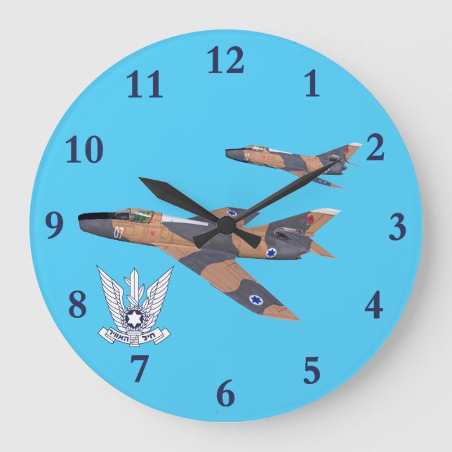 Två israeliska Toppen Mystères Stor Klocka (Framsida)