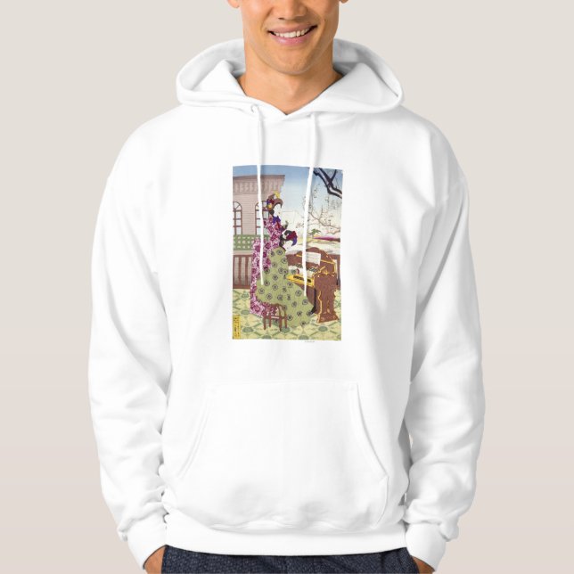 Två japanska damer, C1890 Munkjacka (Framsida)