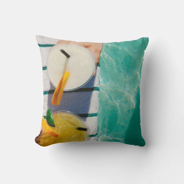 Två juicer kopp kudde (Framsida)