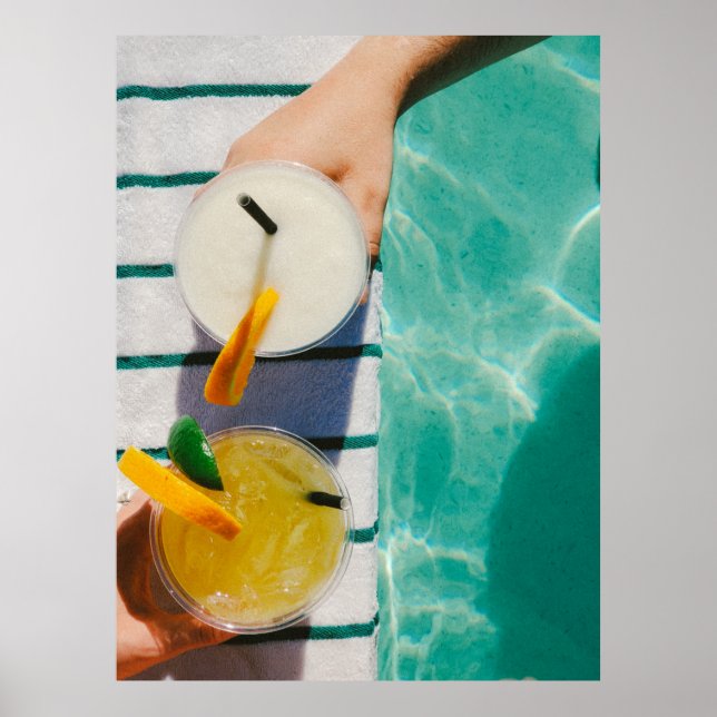 Två juicer kopp poster (Framsidan)