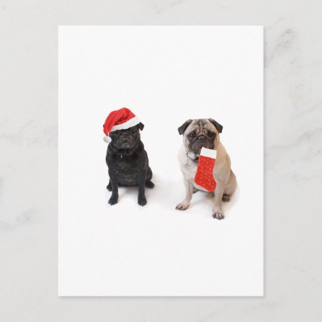 Två julklappar helg vykort (Framsida)