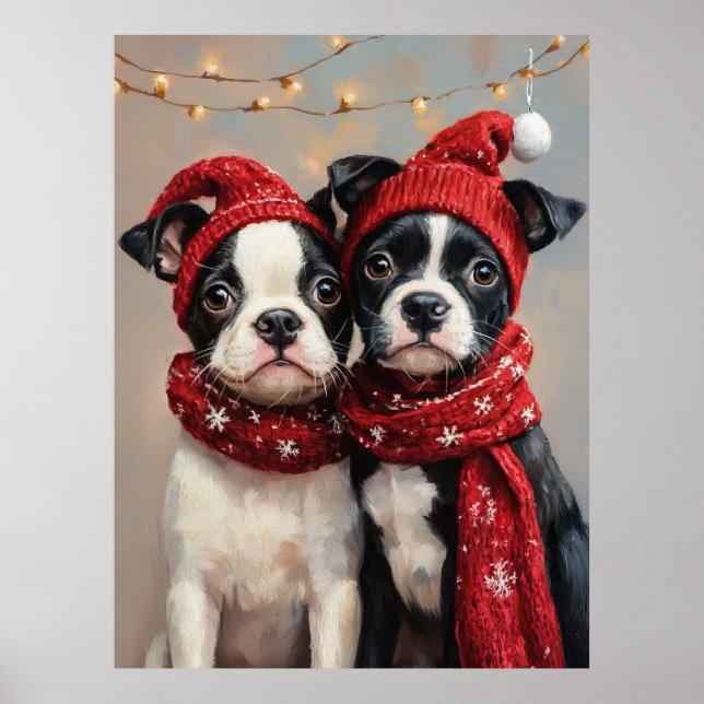 Två julvalpar poster (Framsidan)