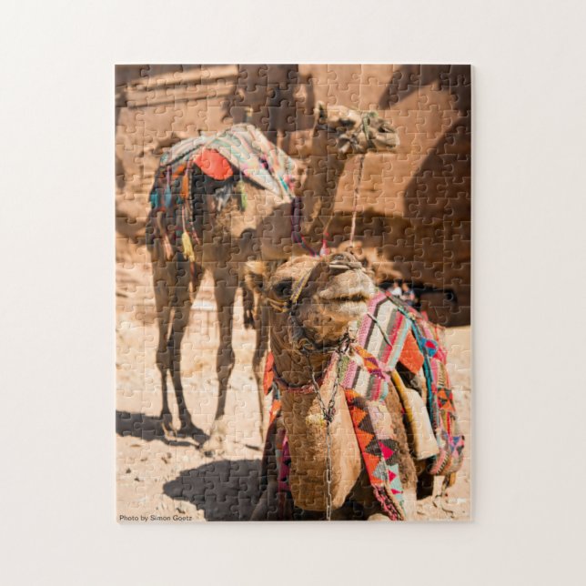Två kameler, Egypten Pussel (Vertikal)