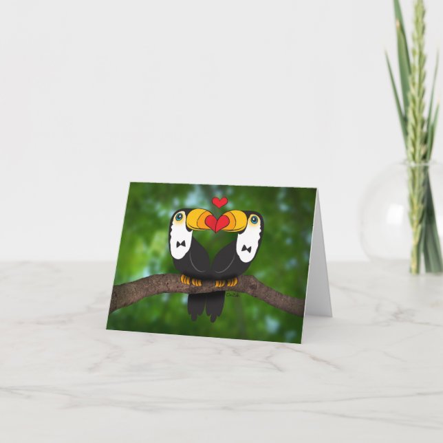 Två kan bli gifta! Gay Bröllop Notecard Kort (Framsida)