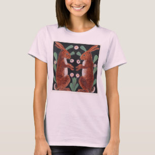Två kaniner i en trädgård ca 1880 t shirt