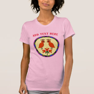 Två kärleksfåglar T-shirt