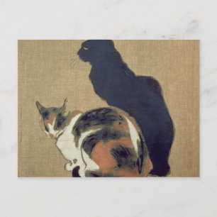 Två katter, 1894 vykort