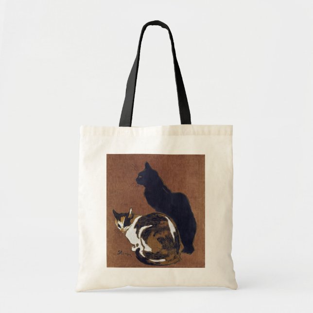 Två katter, Alexandre Steinlen Tygkasse (Framsidan)