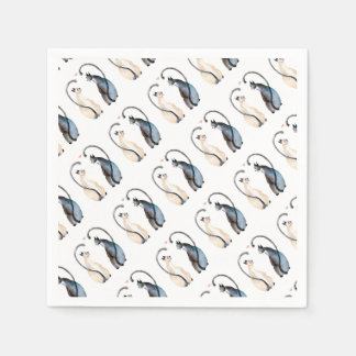 Två katter i Kärlek Pappersservett