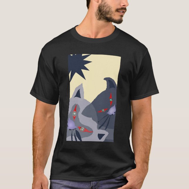 * Två katter två * T-shirt (Framsida)