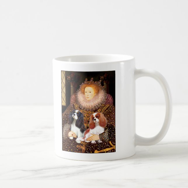 Två kavaljerer / Drottning Kaffemugg (Höger)