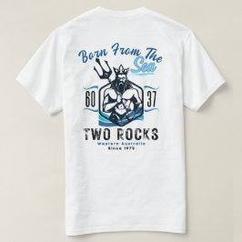 Två klippor födda ur havet t shirt