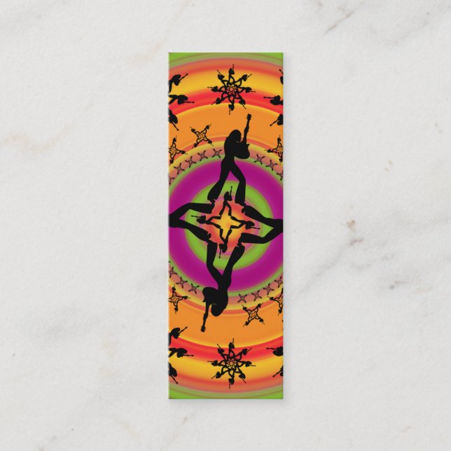 Två - kliva - magert kort (Framsida)