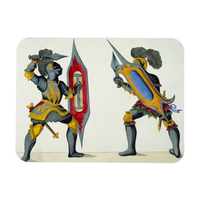 Två knivslag, tallrik från A Historien Magnet (Horisontell)