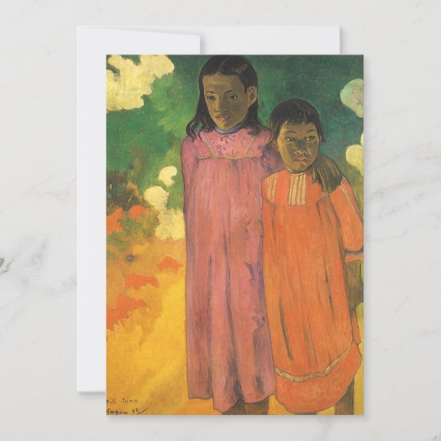 Två konstnärer av Paul Gauguin, Vintage Fine Art (Framsida)