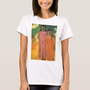 Två konstnärer av Paul Gauguin, Vintage Fine Art Tee Shirt