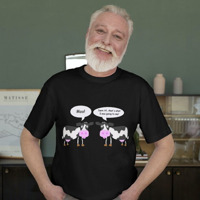 Två kor-joke T-Shirt (Skapare uppladdad)