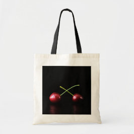 Två körsbär btcn Tote Bag Tygkasse