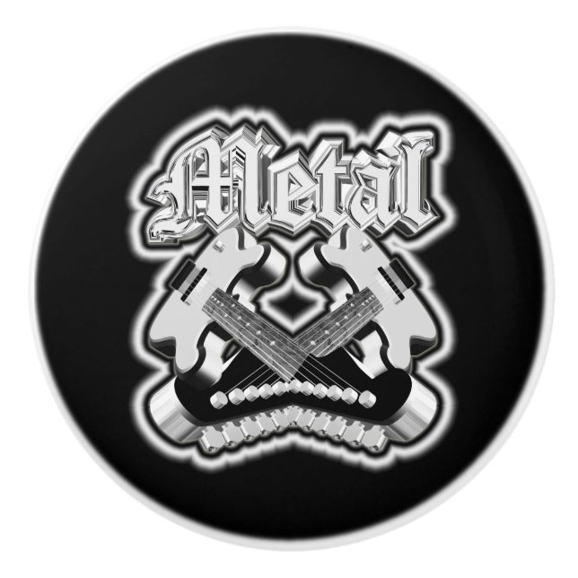 Två korsningsgitarrer knopp (Framsidan)