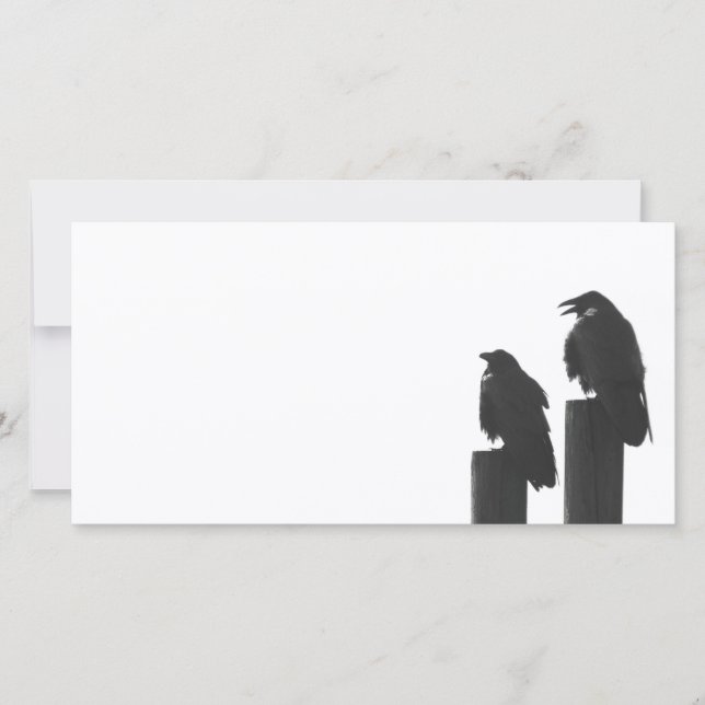 Två kråkor på tjänster (Framsida)