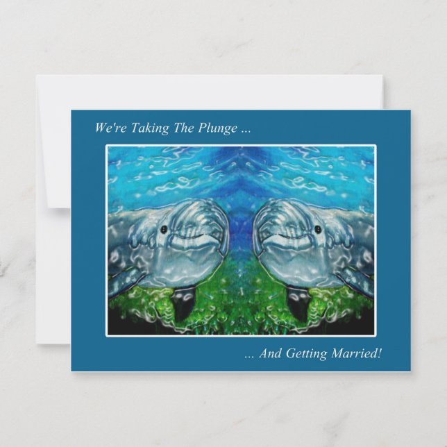 Två kulor: Vi tar kullen: Bröllop Spara Datumet (Framsida)