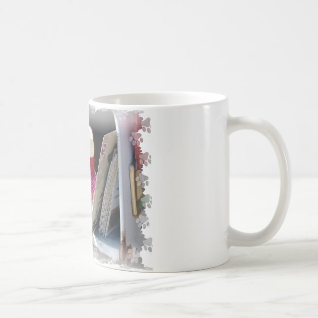 Två kuriositetmöss kaffemugg (Höger)