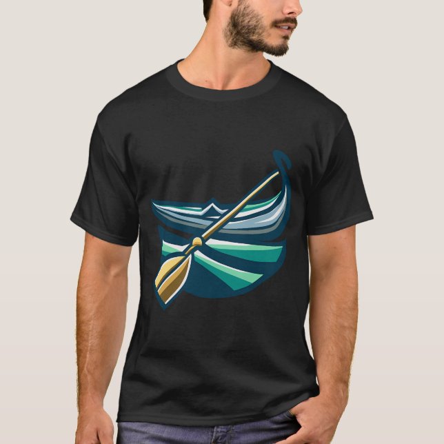 Två kusiner roddar t shirt (Framsida)