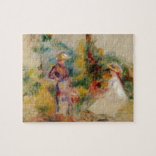 Två kvinnor i en trädgård av Kazimir Malevich Pussel