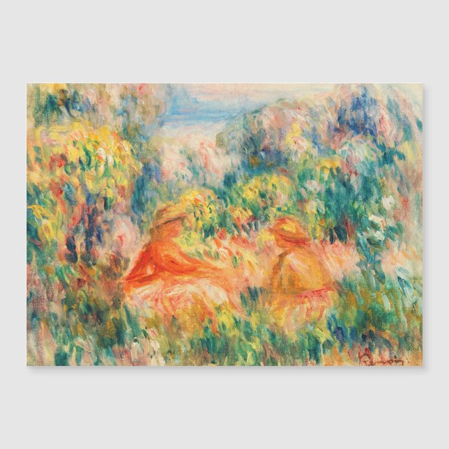 Två kvinnor i liggande av Pierre Auguste Renoir (Framsida)