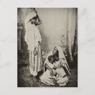 Två kvinnor i Tangier, Marocko, 1898 Vykort