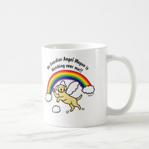 Två Labrador Guardian Änglar (Rainbow Bridge) Kaffemugg