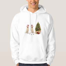 Två Labrador Retrievers Den finniga Hund Hoodie