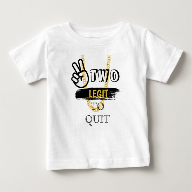 TVÅ LAGAR ATT AVSLUTA T PÅ T-shirt PÅ födelsedagen (Framsida)