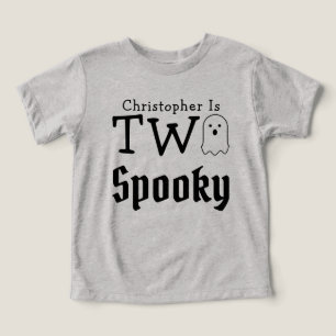 Två läskiga 2-års födelsedag t shirt