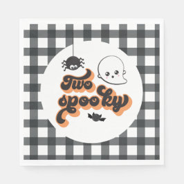 Två läskiga Halloween 2-års födelsedag Pappersservett