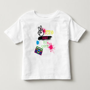 TVÅ LEGAT FÖR ATT AVSLUTA 2:a födelsedagets fä T Shirt