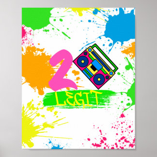 TVÅ LEGAT FÖR ATT AVSLUTA 2:a födelsedagets färgst Poster