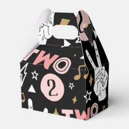 Två Legit att avsluta andra födelsedagen Pappra Ta Presentaskar