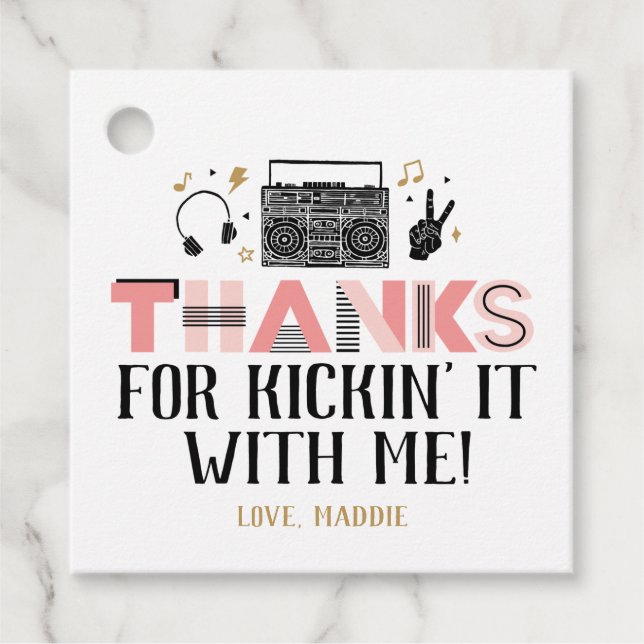 Två Legit att avsluta andra födelsedagen-Tacken Gåvor Etiketter (Framsida)