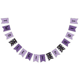 Två Legit att avsluta andra födelsedagsbanderollen Vimplar