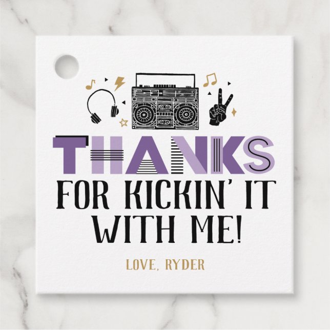 Två Legit att avsluta andra Tacken på födelsedagen Gåvor Etiketter (Framsida)