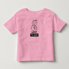 Två Legit att avsluta - Birthday Milestone Shirt T