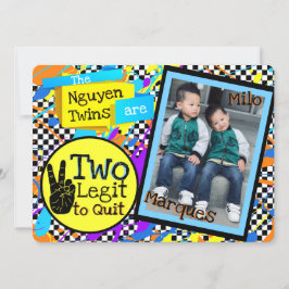 Två Legit att avsluta|Färgt 90-dagars foto från fö