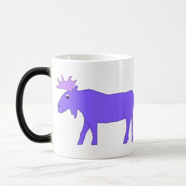 Två Lila Moose mugg (Vänster)